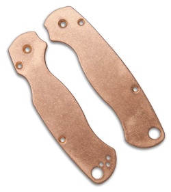 Flytanium Classic Copper Scales for Spyderco Paramilitary 2 Knife - Antique SW
