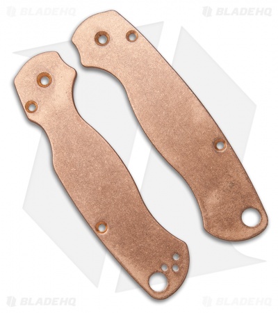 Flytanium Classic Copper Scales for Spyderco Paramilitary 2 Knife - Antique SW