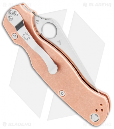 Spyderco Copper Paramilitary 2 Knife (3.4" Satin REX 45) C81CUP2
