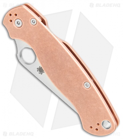 Spyderco Copper Paramilitary 2 Knife (3.4" Satin REX 45) C81CUP2