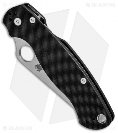 Weinig Heb geleerd Onderzoek Spyderco Paramilitary 2 Knife - Black G-10 | Satin | Blade HQ