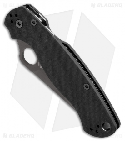 Spyderco Paramilitary 2 Exclusive Tanto Compression Lock Knife G-10 (3.4" Black)