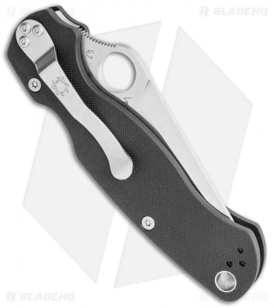 Spyderco Paramilitary 2 Exclusive Tanto Compression Lock Knife G-10 (3.4" Satin)
