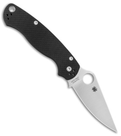 Spyderco Paramilitary 2 Left Handed Knife G-10 (3.4" Satin S45VN) C81GPLE2