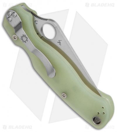 Spyderco M4 Paramilitary 2 Knife Natural G-10 (3.4" Satin) C81GM4P2 Exclusive