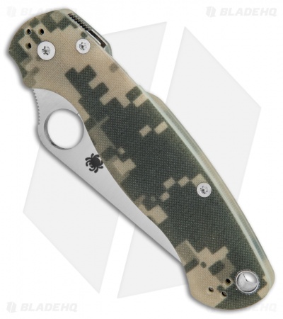 Spyderco Paramilitary 2 Knife Digi Camo (3.4" Satin S45VN) C81GPCMO2