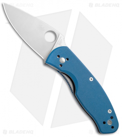 Spyderco Persistence Folding Knife Blue G-10 (2.75" Satin) C136GPBL