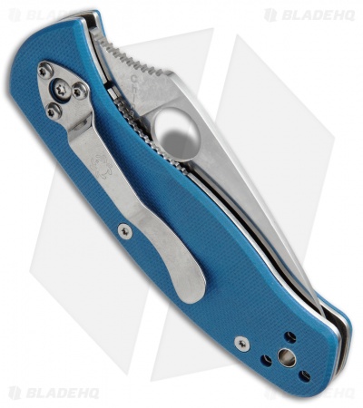 Spyderco Persistence Folding Knife Blue G-10 (2.75" Satin) C136GPBL
