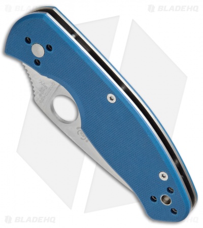 Spyderco Persistence Folding Knife Blue G-10 (2.75" Satin) C136GPBL