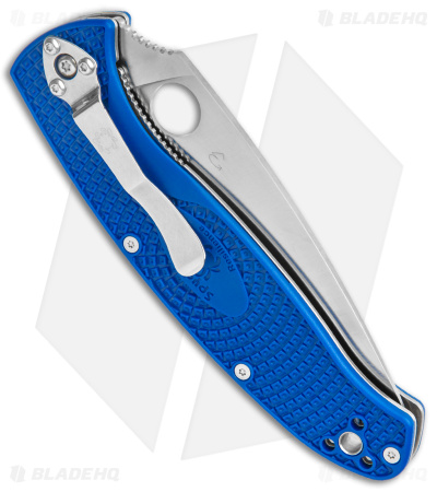 Spyderco Resilience Lightweight Liner Lock Knife Blue FRN (4.25" Satin) C142PBL