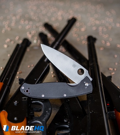 Spyderco Resilience Liner Lock Knife G-10 Folder (4.25" Satin) C142GP