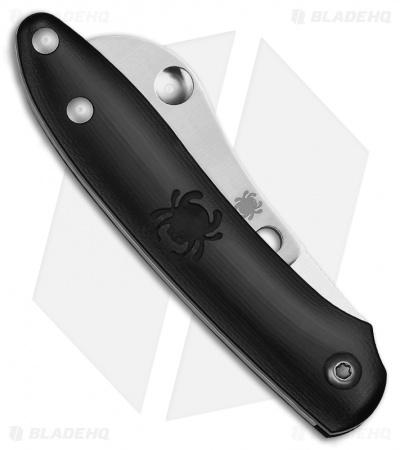 Spyderco Roadie Slip Joint Knife Black FRN (2.1" Satin) C189PBK