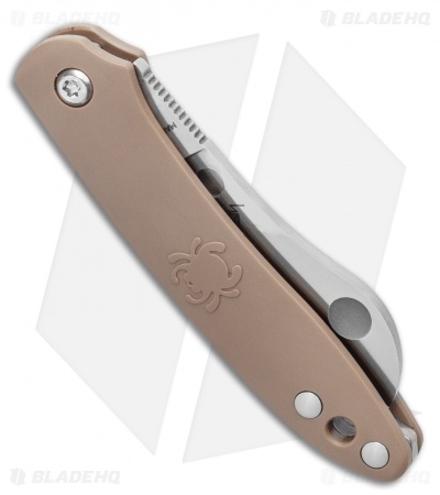 Spyderco Roadie Slip Joint Knife Brown FRN (2.1" Satin) C189PBN