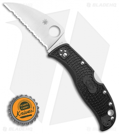 Spyderco RockJumper Lockback Knife FRN (2.83" Satin Serr VG-10)  C254SBK