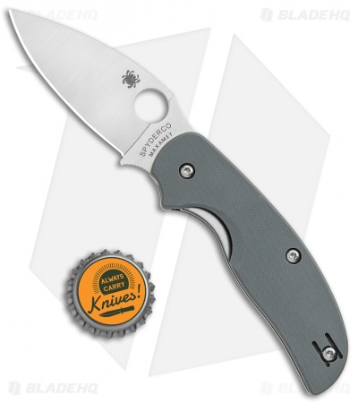 Spyderco Sage 1 Liner Lock Knife Gray G-10 (3" Satin Maxamet) C123GPGY