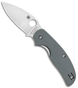 Spyderco Sage 1 Liner Lock Knife Gray G-10 (3" Satin Maxamet) C123GPGY