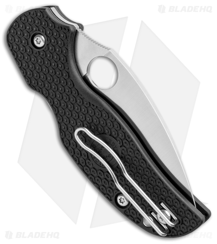 Spyderco Sage 5 Lightweight Compression Lock Knife FRN (3" Satin) C123PBK