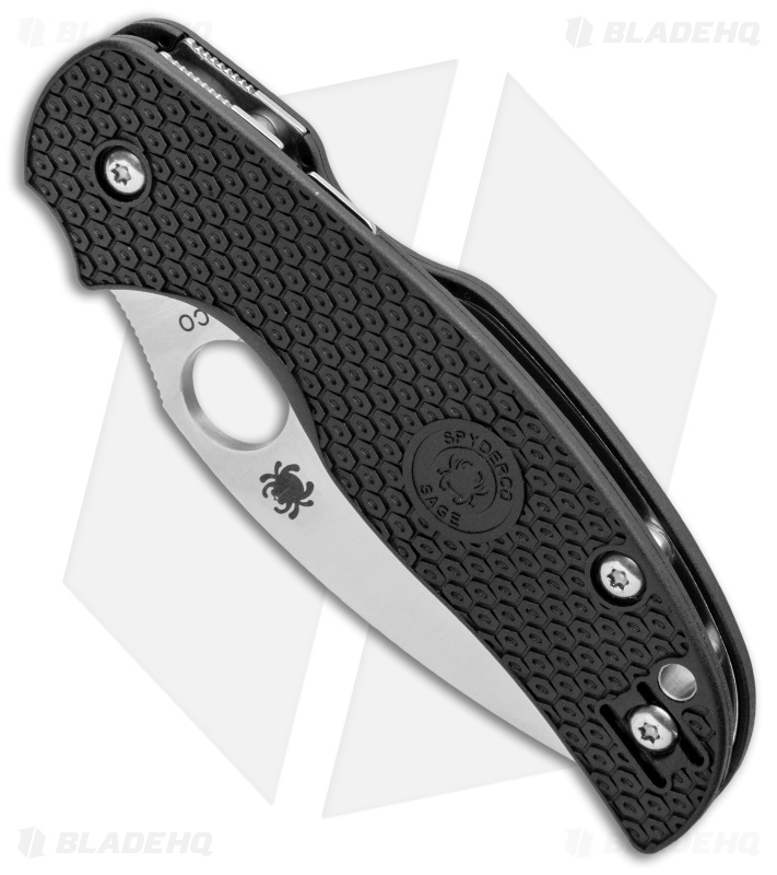 Spyderco Sage 5 Lightweight Folding | Black FRN | Blade HQ