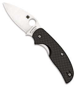 Spyderco Sage Liner Lock Knife Carbon Fiber (3" Satin S30V) C123CFP