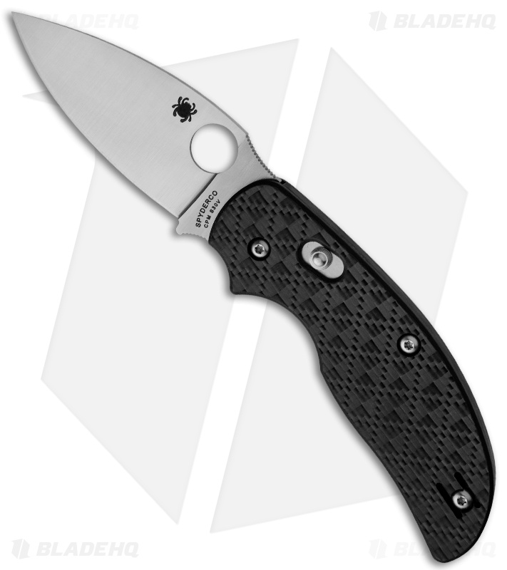 Spyderco Sage 3 Bolt Action Knife Carbon Fiber/G-10 (3" Satin) C123CFBAP