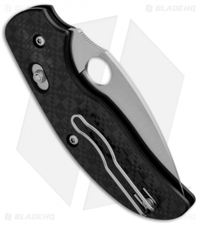 Spyderco Sage 3 Bolt Action Knife Carbon Fiber/G-10 (3" Satin) C123CFBAP