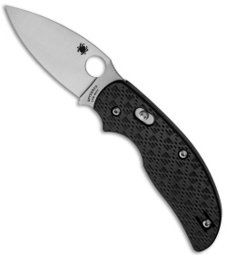 Spyderco Sage 3 Bolt Action Knife Carbon Fiber/G-10 (3" Satin) C123CFBAP