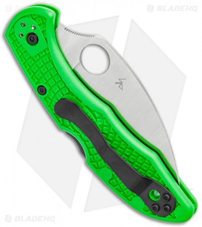 Spyderco Salt 2 Wharncliffe Knife Green FRN (3" Satin) C88FPWCGR2
