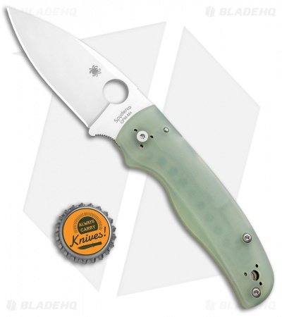 Spyderco M4 Shaman Compression Lock Knife Natural G-10 (3.6" Satin) C229GM4P