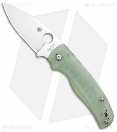 Spyderco M4 Shaman Compression Lock Knife Natural G-10 (3.6" Satin) C229GM4P