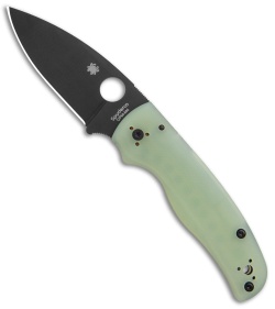 Spyderco M4 Shaman Compression Lock Knife Natural G-10 (3.6" Black) C229GM4PBK