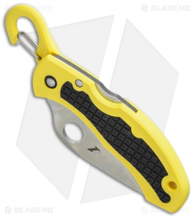 Spyderco Snap-It Salt Knife Yellow FRN (2.9" Satin) C26PYL