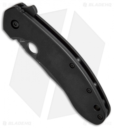Spyderco Southard Frame Lock Knife Black G-10 (3.46" Black) C156GPBBK