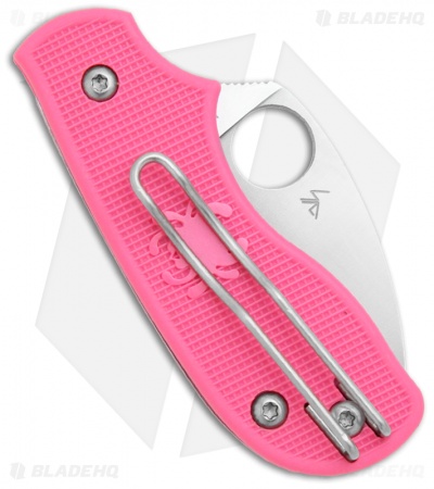 Spyderco Squeak SlipIt Knife Pink FRN (2" Satin) C154PPN