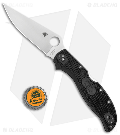 Spyderco Stretch 2 XL Lockback Knife Black FRN (4" Satin) C258PBK