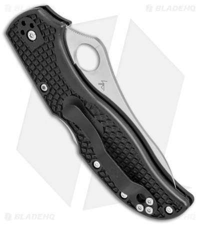 Spyderco Stretch 2 Lightweight Knife Black FRN (3.4" Satin) C90PBK2