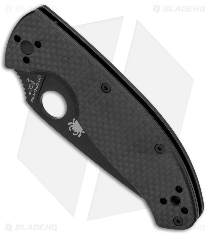 Spyderco Tenacious Folding Knife Carbon Fiber/G-10 (3.375" Black) C122CFBBKP