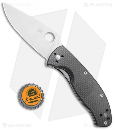 Spyderco Tenacious Folding Knife Carbon Fiber/G-10 (3.375" Satin) C122CFP
