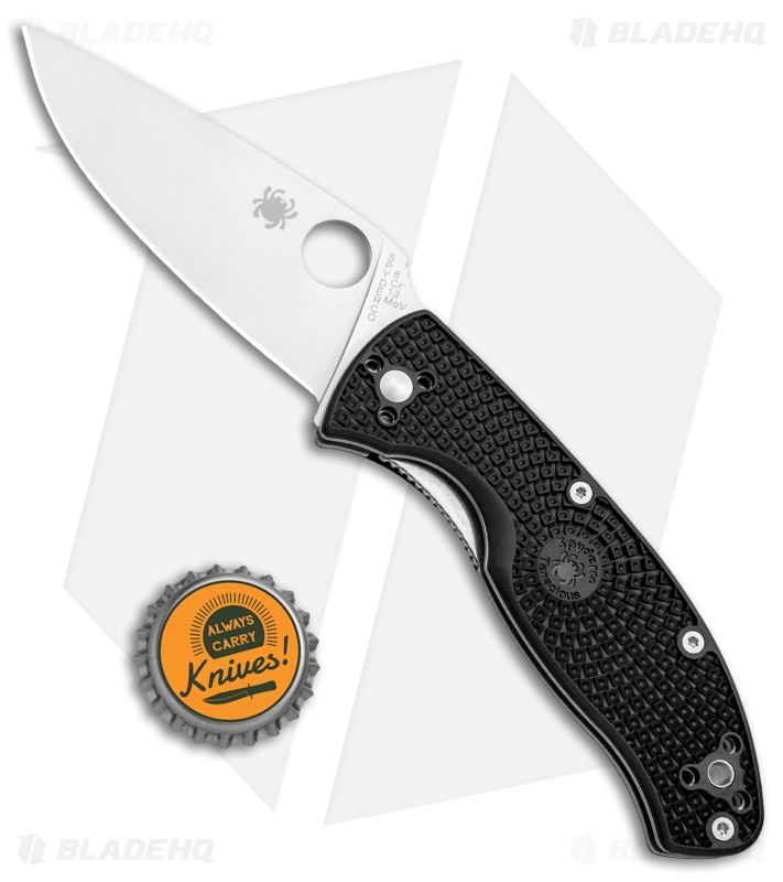 Spyderco Tenacious Lightweight Folding Knife FRN (3.375" Satin) C122PBK