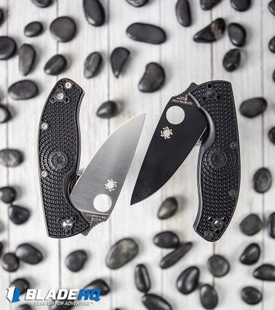 Spyderco Tenacious Lightweight Folding Knife FRN (3.375" Satin) C122PBK