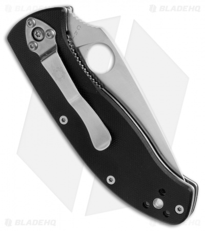 Spyderco Tenacious Folding Knife 3-3/8 Serrated Blade, G10 Handles -  KnifeCenter - C122GS