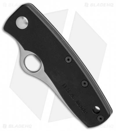 Spyderco Terzuola Jr. Liner Lock Knife Aluminum (2.75" Satin Serr) 