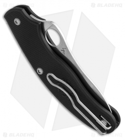 Spyderco UKPK Penknife Lightweight FRN Folding Knife (2.94" Satin) C94PBK3