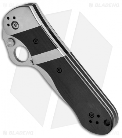 Spyderco Vallotton Lil' Sub-Hilt Knife Black G-10 (3.125" Satin) C224GP