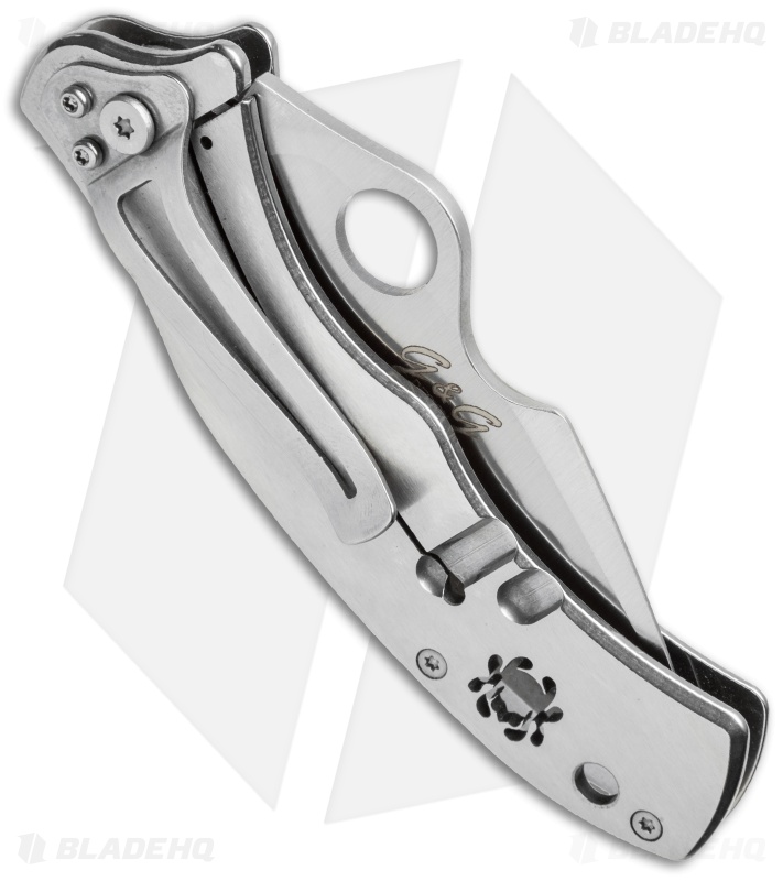 Spyderco Volpe Frame Lock Knife Stainless Steel/Olivewood