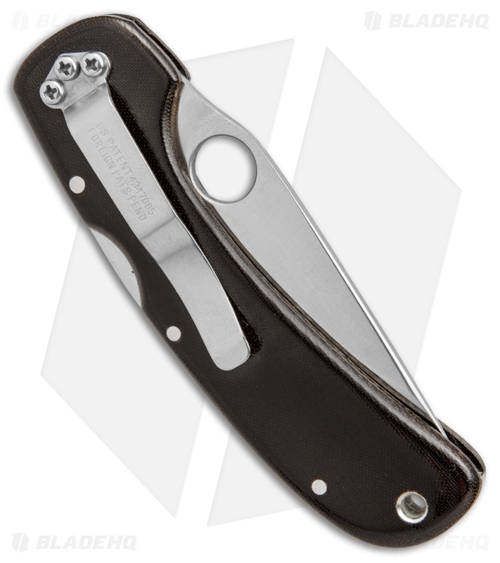 Spyderco Wayne Goddard Small Lock Back Knife Brown Micarta (2.9" Satin Serr) 