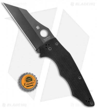 Spyderco YoJumbo Compression Lock Knife Black G-10 (4" Black) C253GPBBK