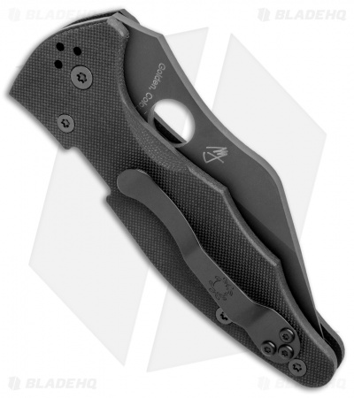 Spyderco Yojimbo 2 Compression Lock Knife Black G-10 (3.2" Black) C85GPBBK2