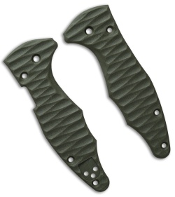 Spyderco Yojimbo 2 Replacement Scale by Allen Putman (OD Green G-10)