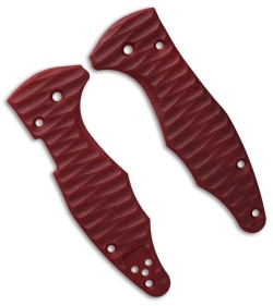 Spyderco Yojimbo 2 Replacement Scale by Allen Putman (Red G-10)