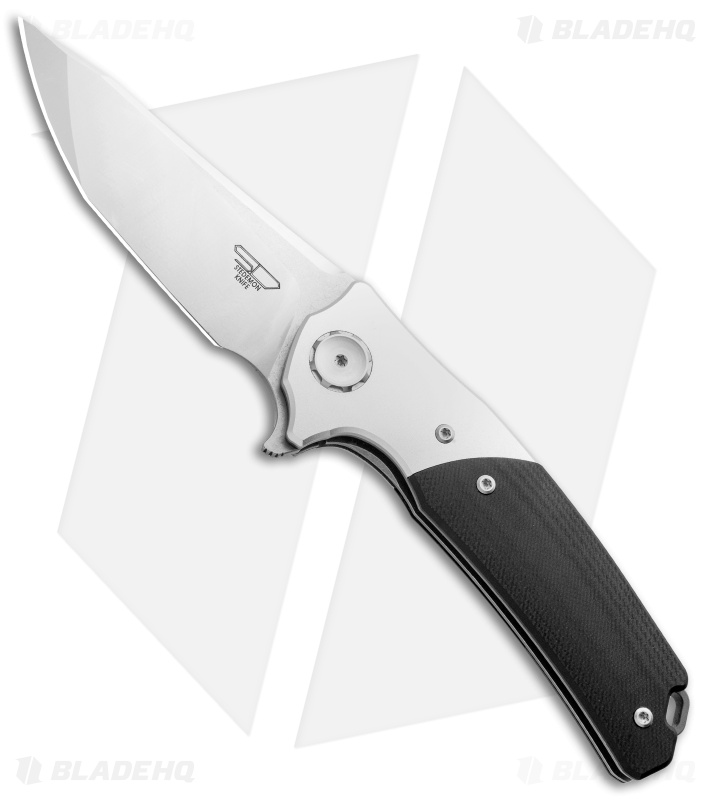 Stedemon Knife Co. DSM-III Liner Lock Knife Black G-10 (3.6" Satin)